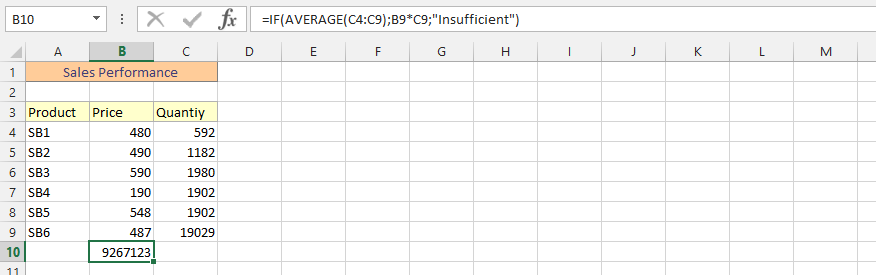 IF and Average